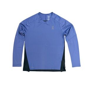 On Running Blue and Black Performance Long Sleeve Men’s Small